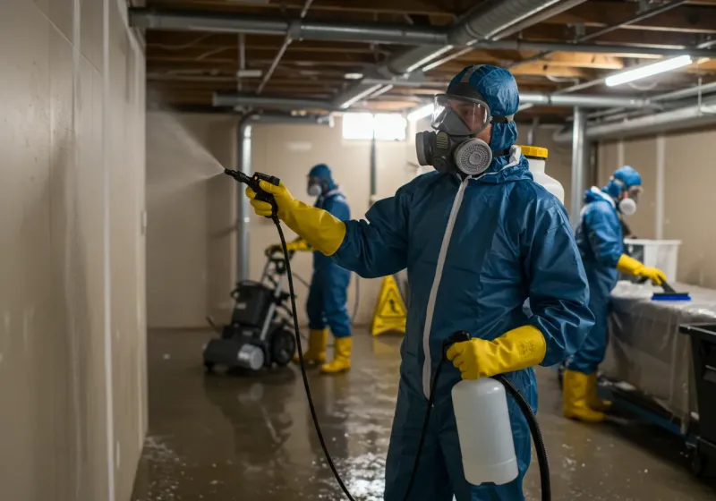 Basement Sanitization and Antimicrobial Treatment process in Culberson County, TX